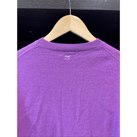 Oats Brand Purple 100% Cashmere Crewneck Sweater Size XS - Picture 5 of 5